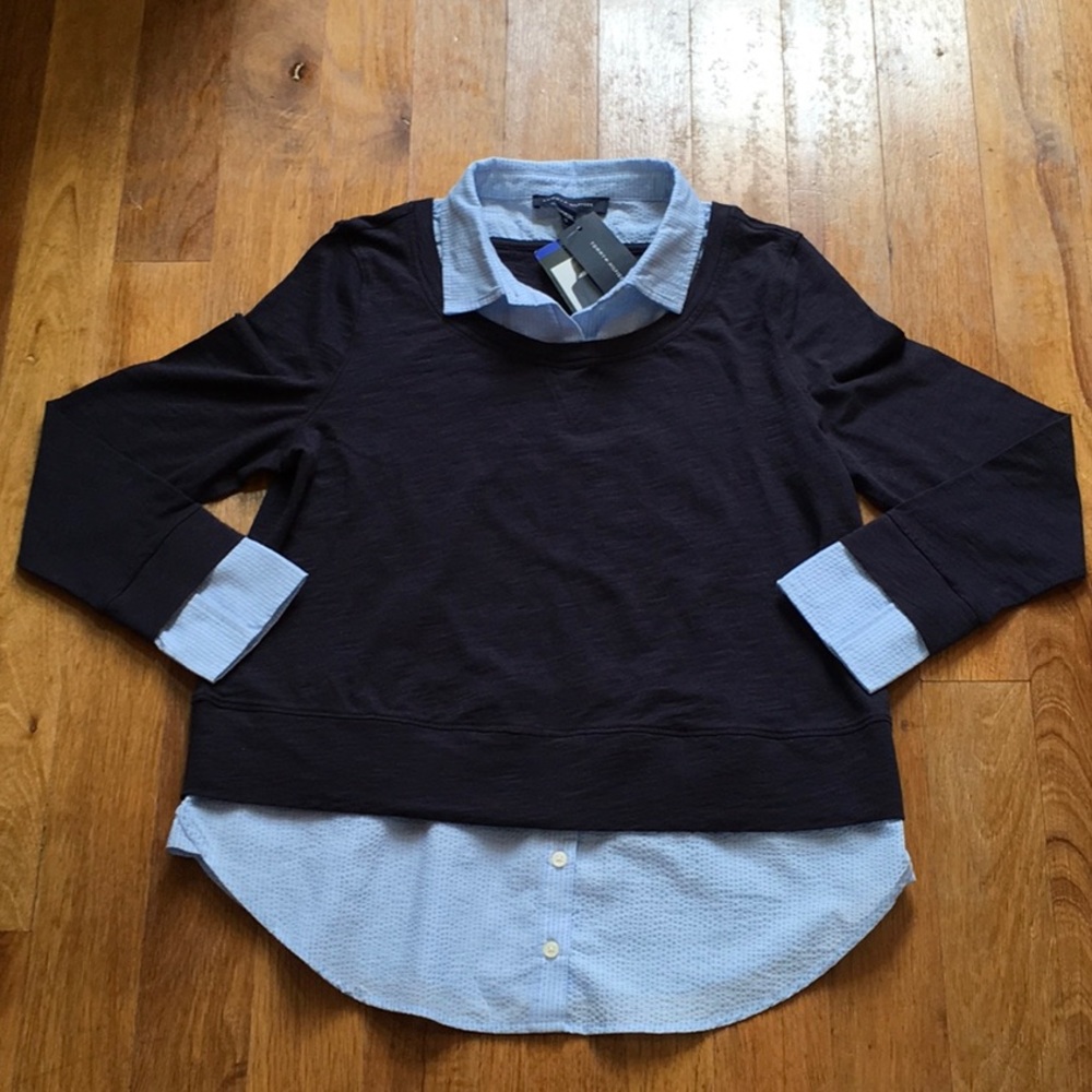 SALE Tommy Hilfiger Layered Look Top in Midnight